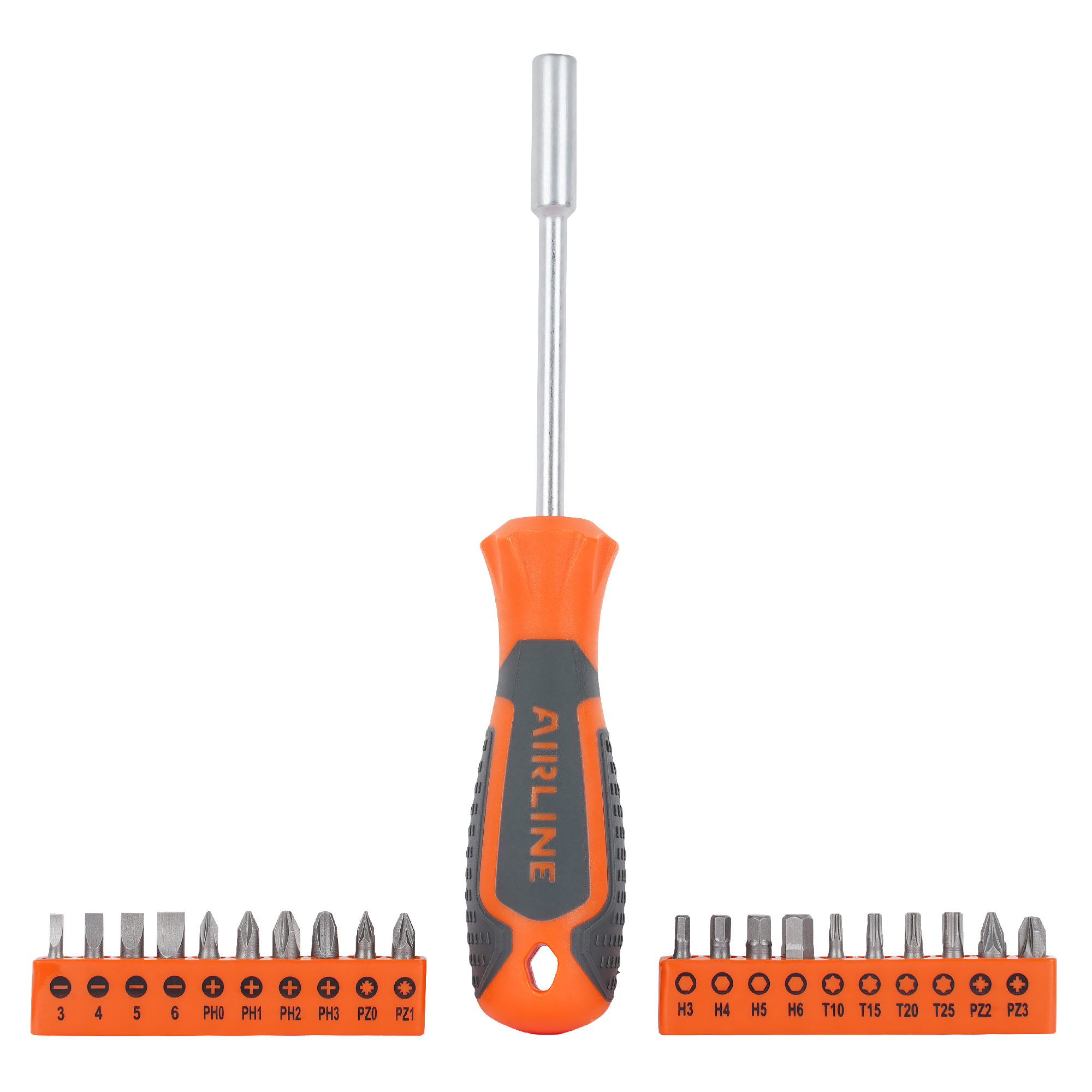 Отвёртка с битами 21 пр. (SL, PH, PZ, HEX, TORX) блистер, купить